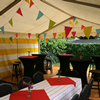 Aluhal tent 5 bij 16 meter (UIT ASSORTIMENT)