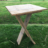 Lage tafel Steigerhout