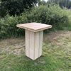 Steigerhouten Statafel - Bacchus Feestverhuur Steigerhouten Statafel - Bacchus Feestverhuur