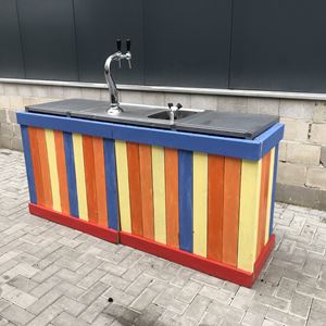 Caribean bar met biertap - Bacchus Feestverhuur