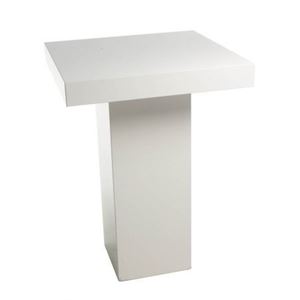 Statafel wit vierkant 75 bij 75cm Statafel wit vierkant 75 bij 75cm