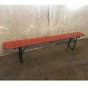 Bankje 25cm bij 220cm (oranje) Bankje 25cm bij 220cm (oranje)