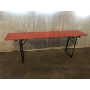Biertafel 50cm bij 220cm (oranje) Biertafel 50cm bij 220cm (oranje)