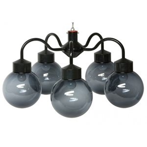 Kroonluchter met 5 bol lampen Kroonluchter met 5 bol lampen