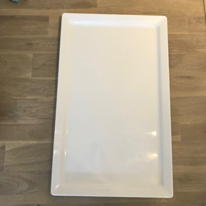 Schaal rechthoekig wit 32cm bij 53cm