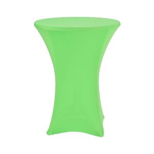 Statafel met stretchrok groen