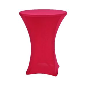 Statafel met stretchrok roze Statafel met stretchrok roze