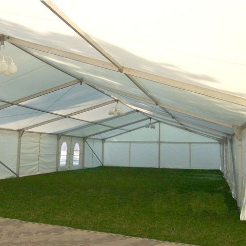 Aluhal tent 12 bij 17.5 meter