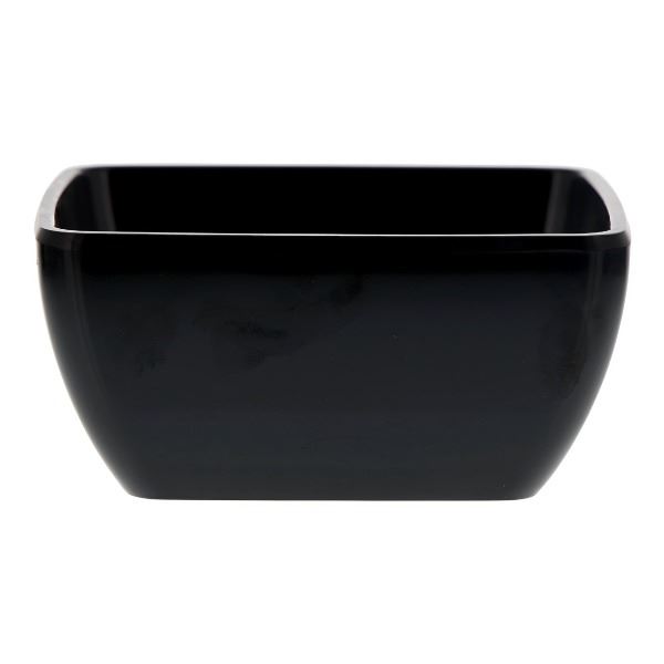 Bakje vierkant zwart 13 cm